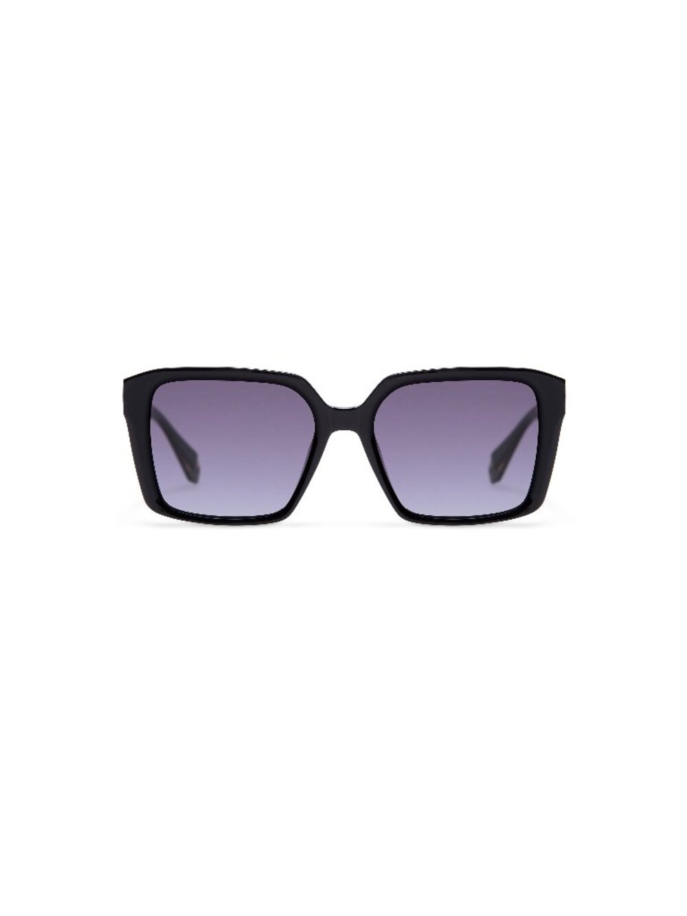 New Gigi Studios Women's Sunglasses Black Square Acetate Frame SERENA 1 54